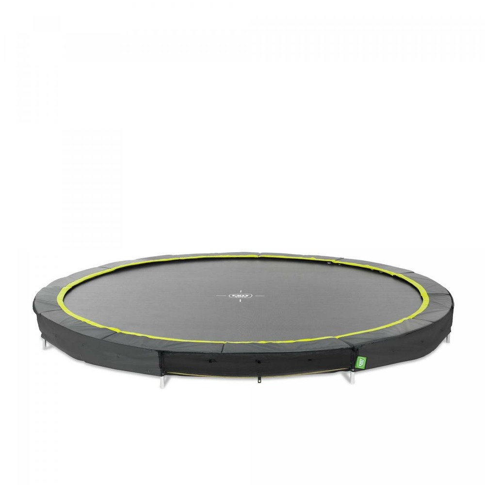 Trampoline enterré silhouette sports ø427cm - noir