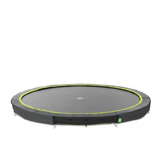 Trampoline enterré silhouette sports ø427cm - noir