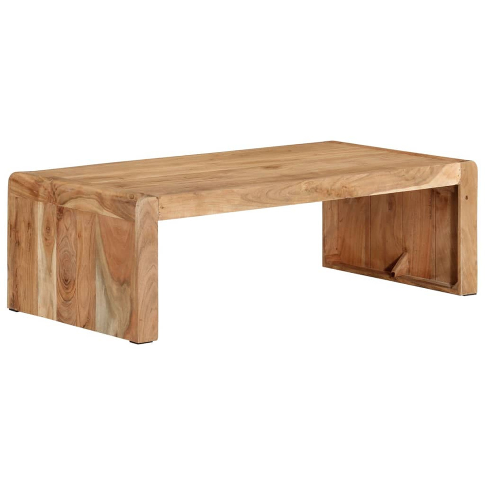 Table basse 110x55x35 cm bois massif d'acacia