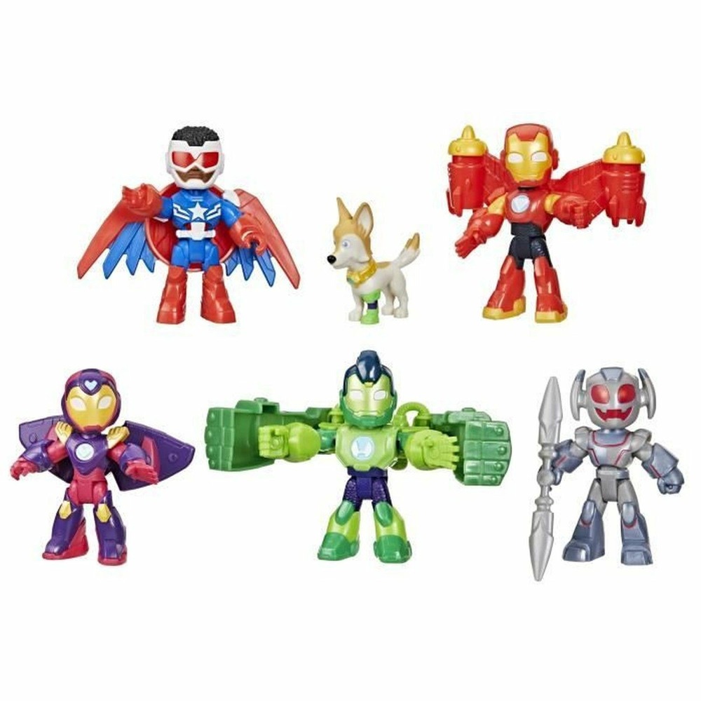 Pack 6 figurines iron man avengers en armure