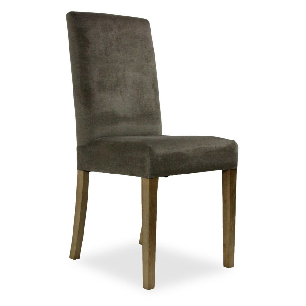 Lot de 2 chaises romane bois marron - les étoffes interior's