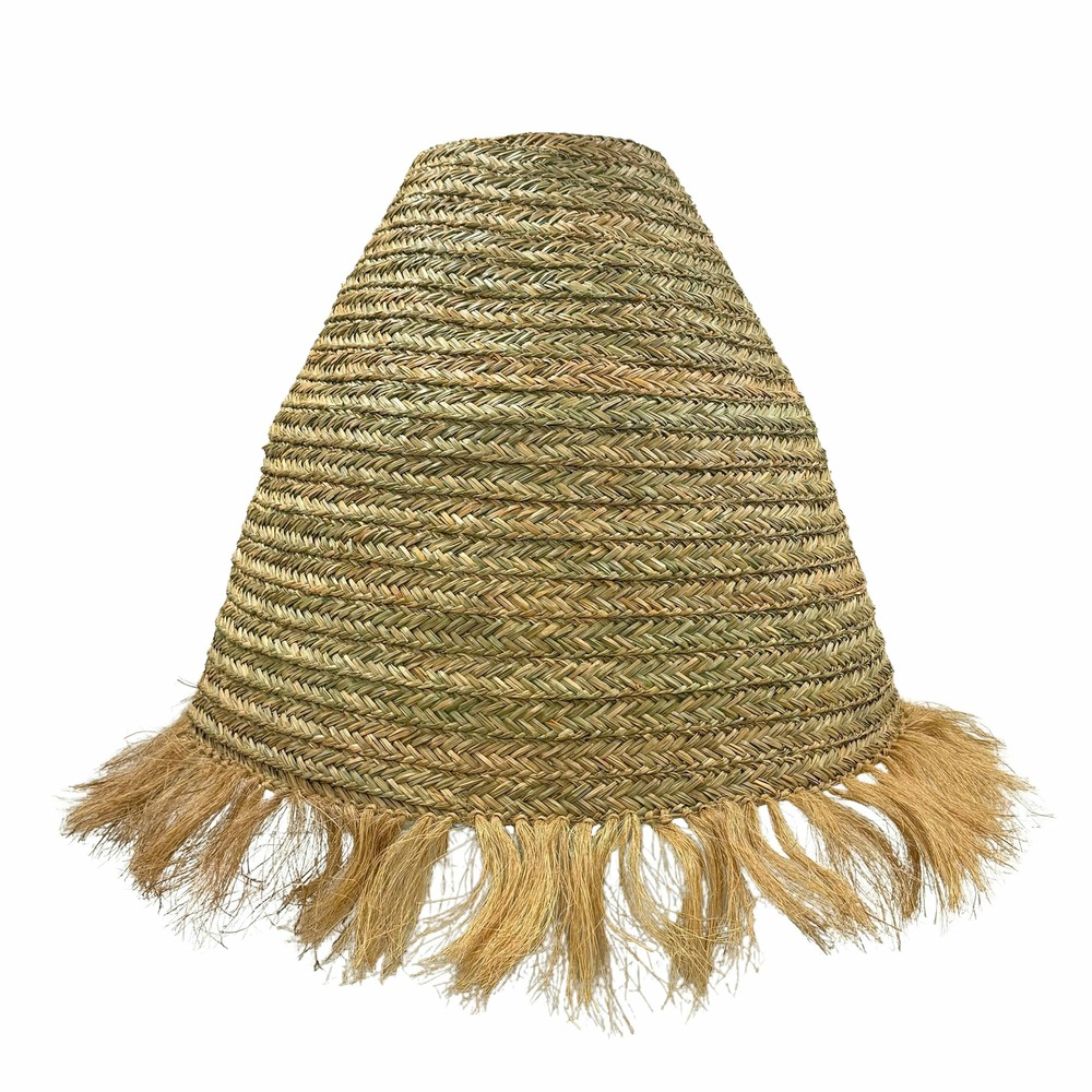 Abat-jour anafi big beige fibre naturelle d100 cm