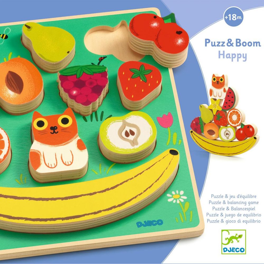 Puzz & boom happy puzzle d encastrement