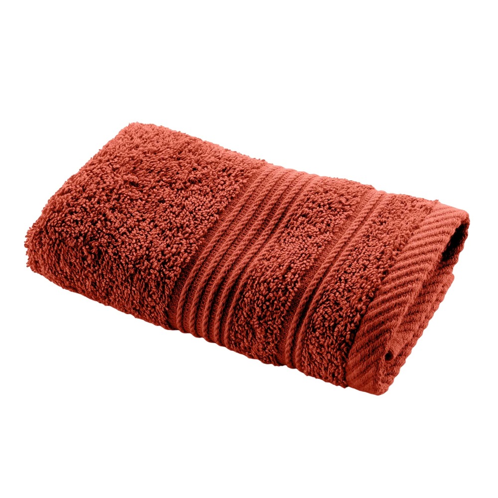 Serviette de toilette invite 30 x 50 cm tendresse marsala