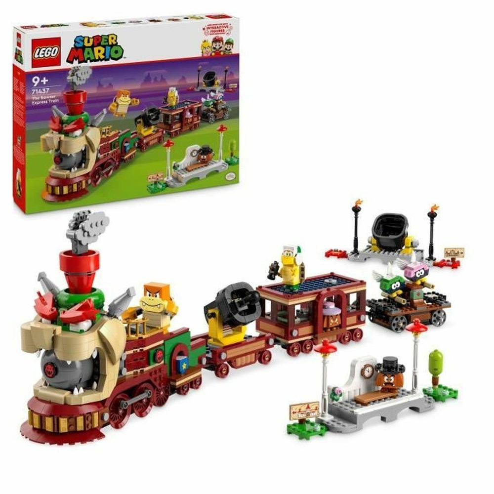 Lego super mario train bowser express