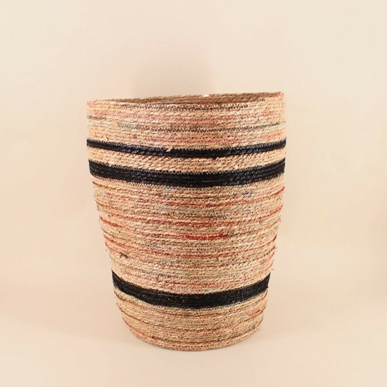 Panier haut en fibres naturelles 40x51cm