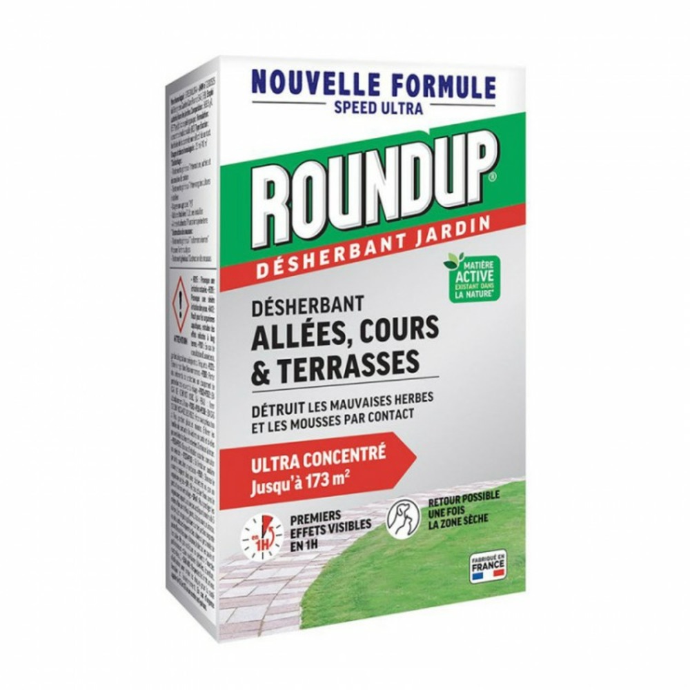 Désherbant roundup allées cours et terrasses 400ml