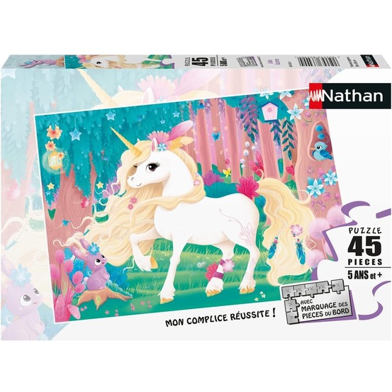 Puzzle jolie licorne 45 pcs