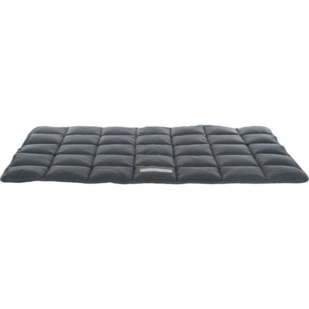 Matelas - - farello - peluche / tissu - 70 x 55 cm- blanc / gris