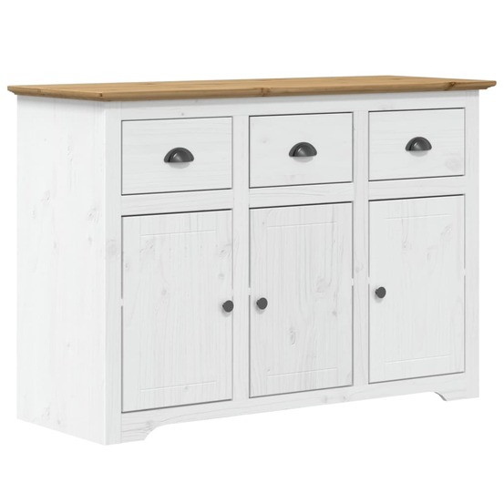 Buffet bahut commode armoire meuble de rangement organisateur cuisine salle de séjour salon bodo et 115,5 x 44 x 80 cm bois m