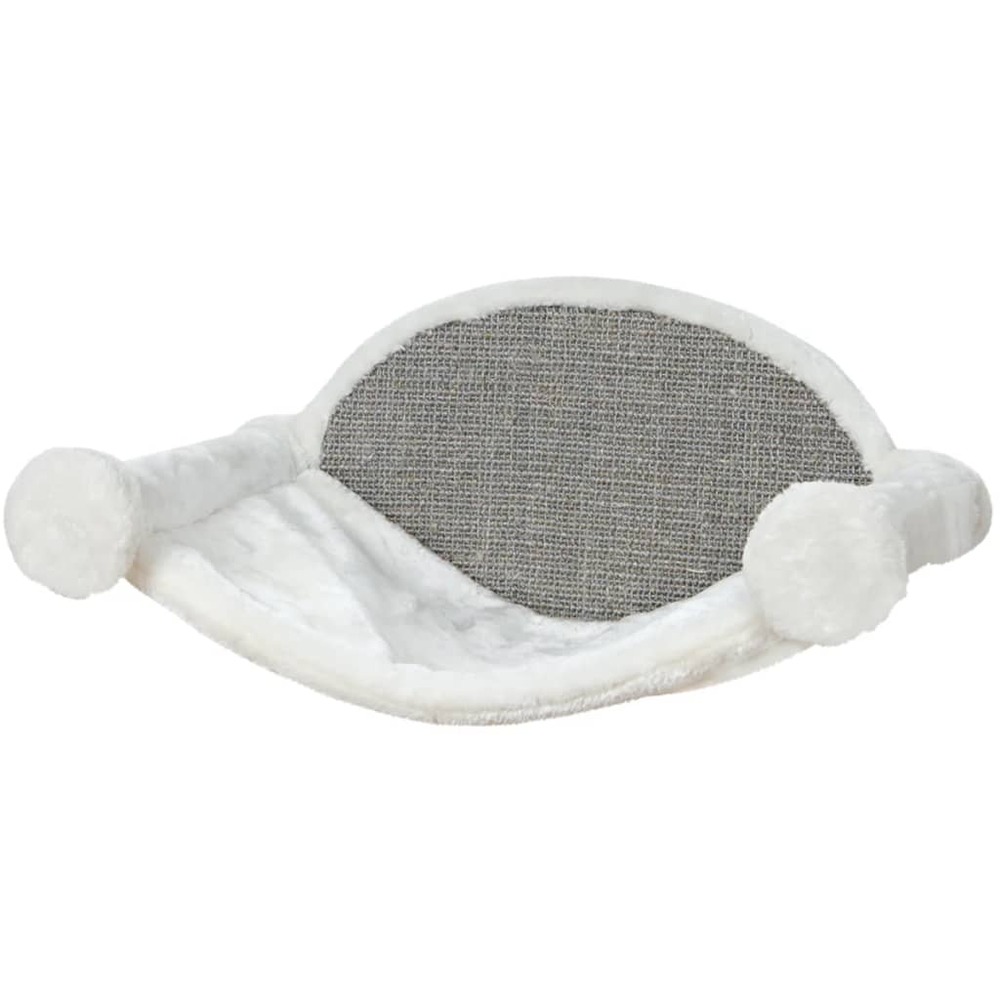 Hamac pour chats 54 x 28 x 33 cm crème et gris