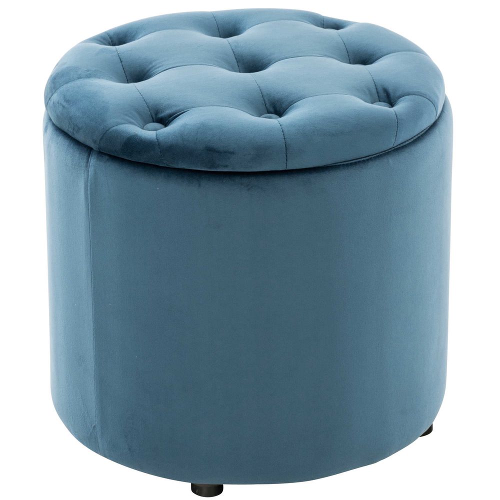 Tabouret pantin en velours