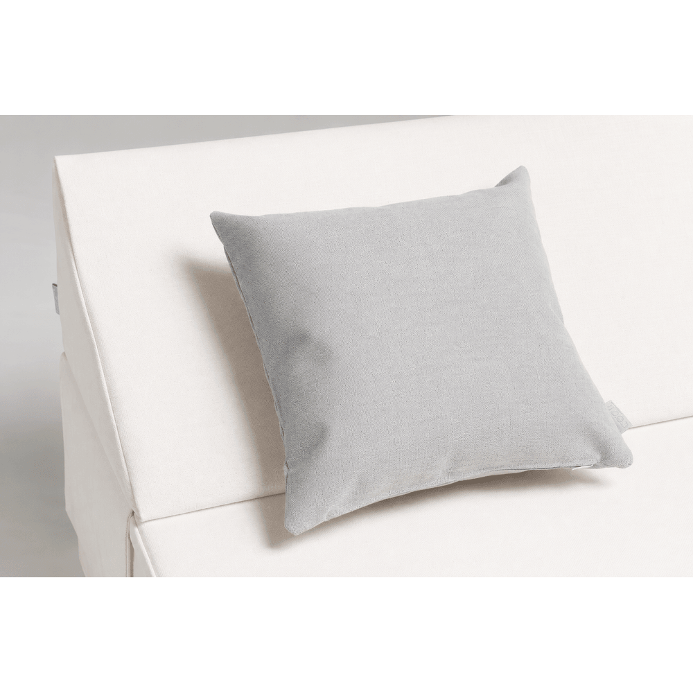 Coussin cozip 40x40cm | batyline eden waterproof gris perle