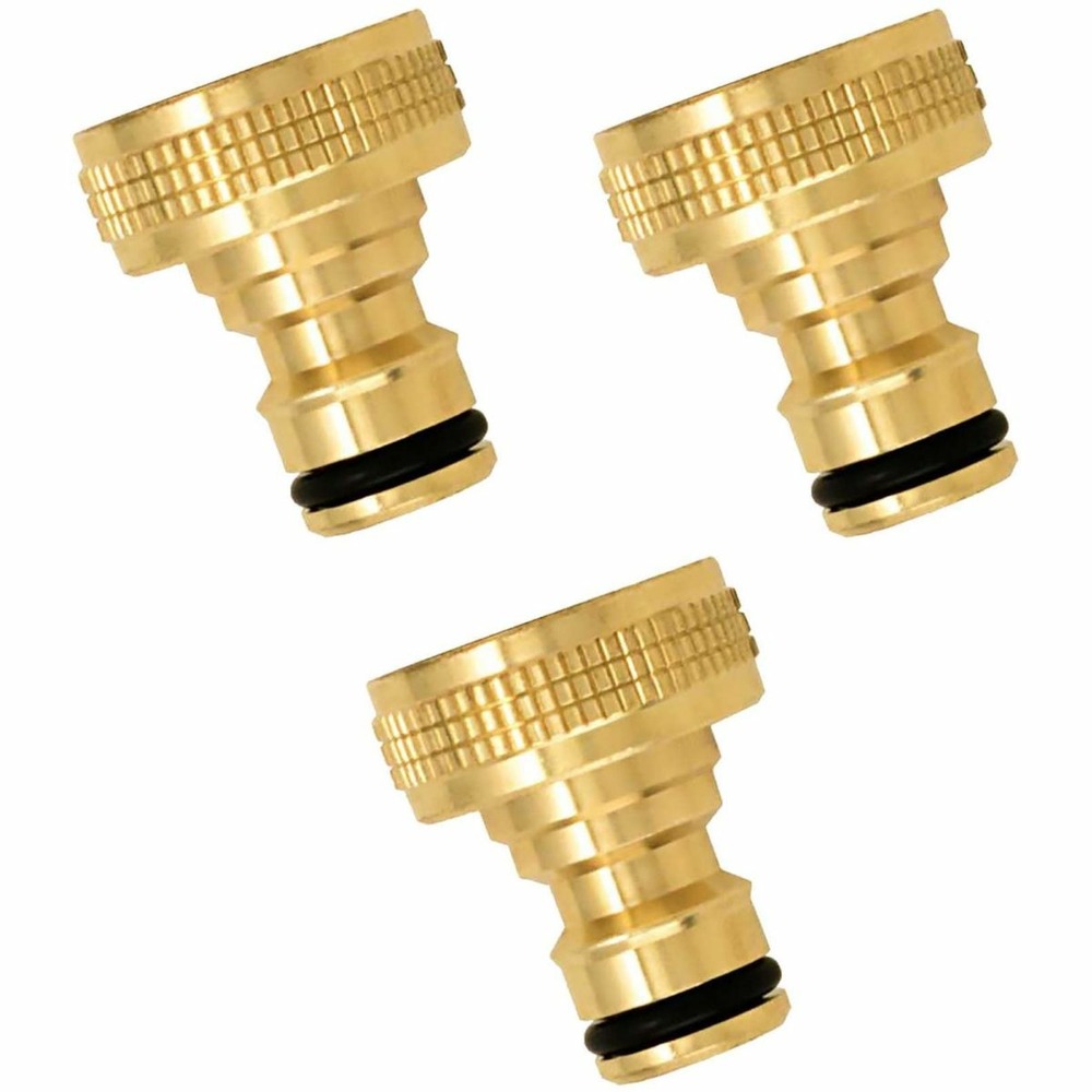 Nez de robinet automatique femelle en laiton (lot de 3)