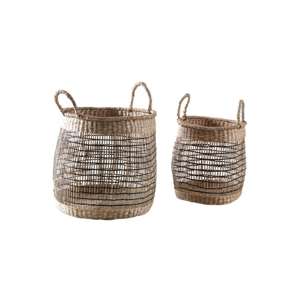Corbeilles de rangement en jacinthe (lot de 2)