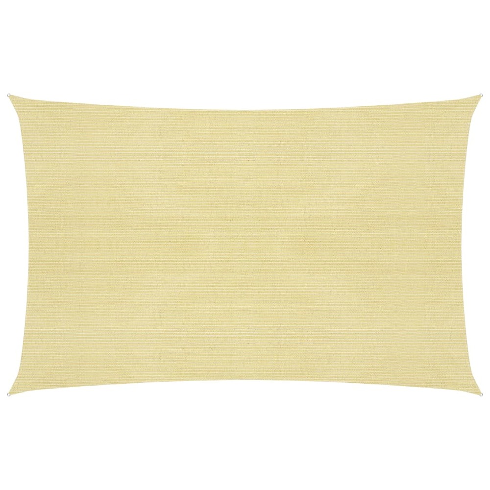 Voile d'ombrage 160 g/m² 3,5 x 4,5 m pehd beige