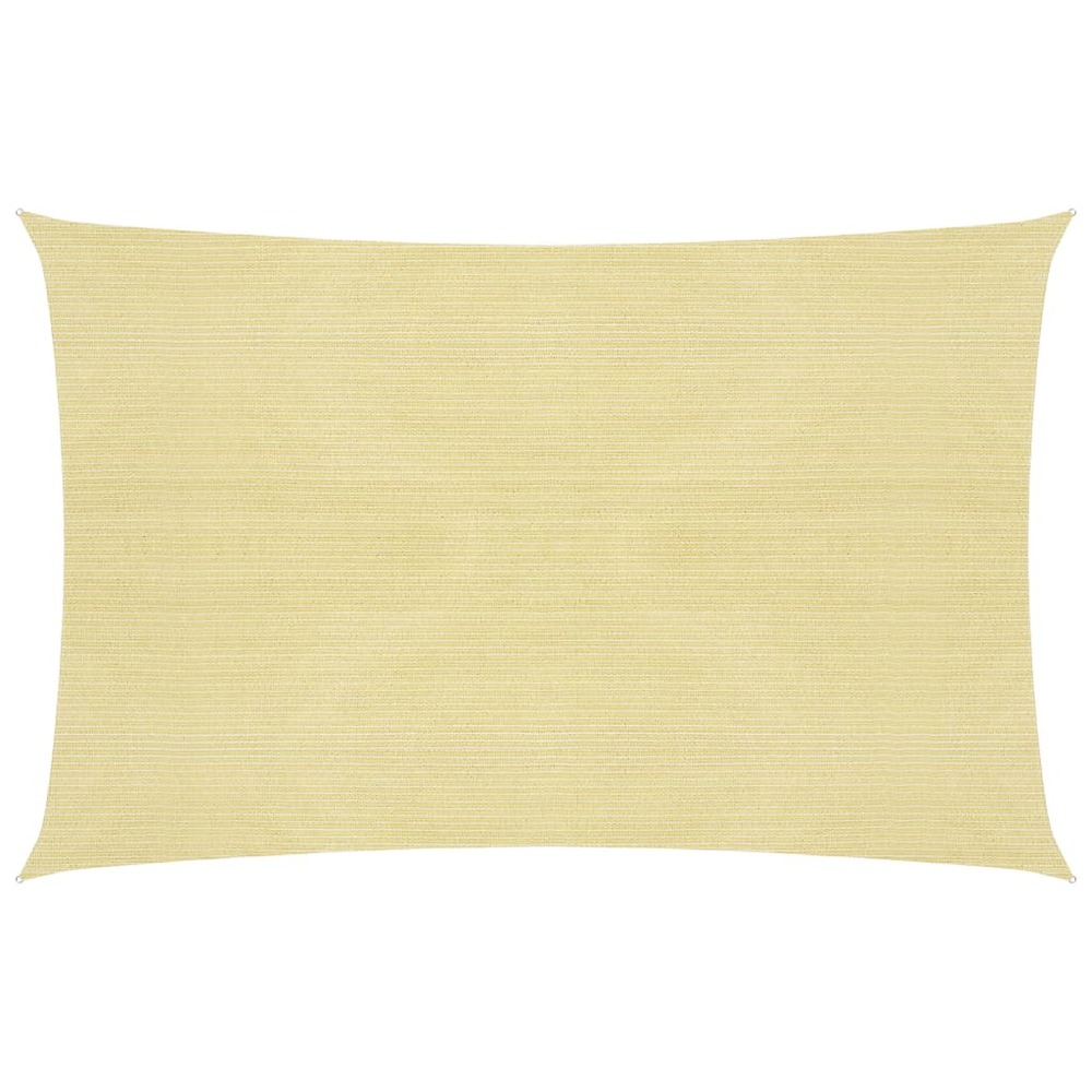 Voile d'ombrage 160 g/m² 3,5 x 4,5 m pehd beige