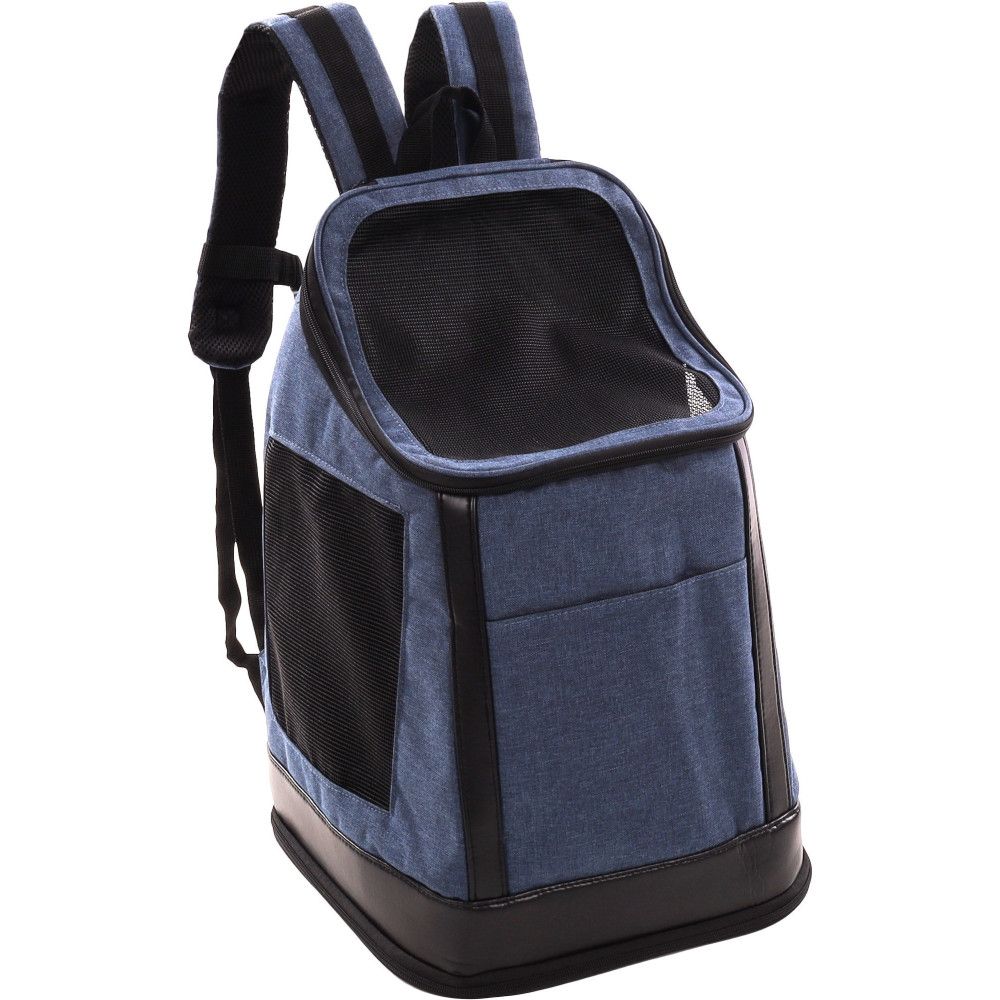 Sac à dos nestor bleu 35 x 30 x47 h pour chien max 7 kg