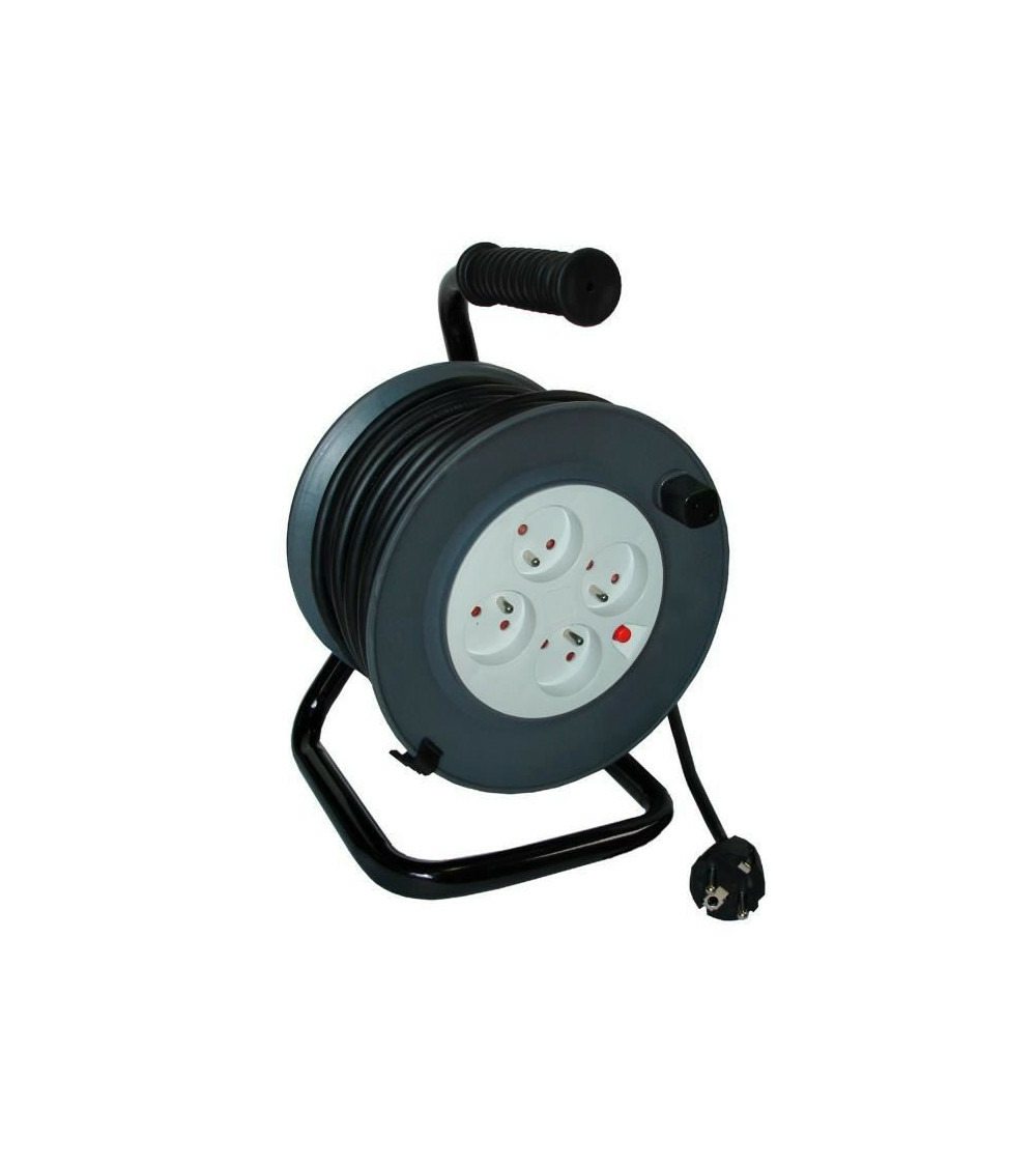 Enrouleur 4 prises 16a - 20m - pour câble 3g1,5 mm²