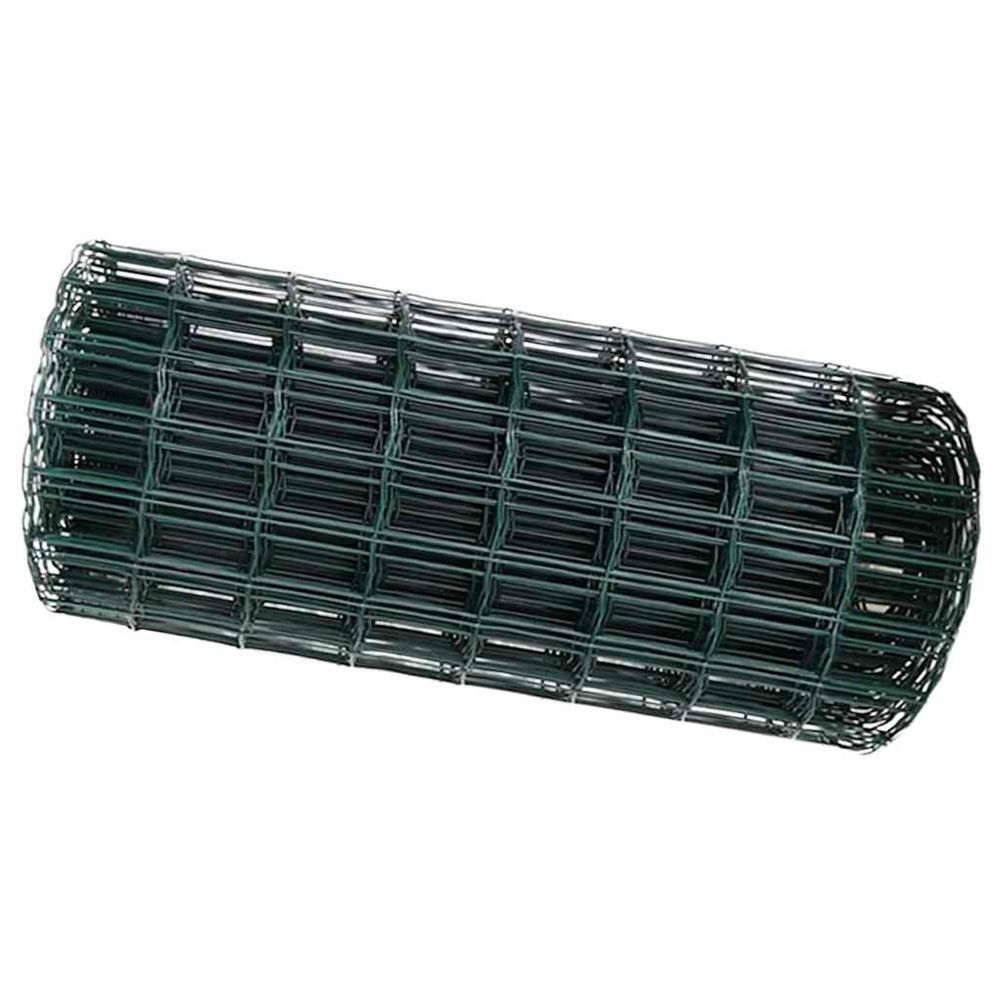Clôture euro 0,8 x 10 m fer revêtu de pvc vert