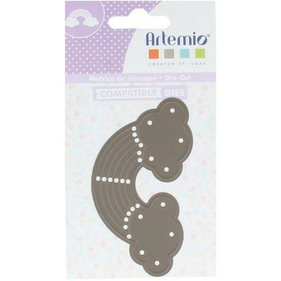 Matrice de découpe arc-en-ciel 9 x 4,5 cm