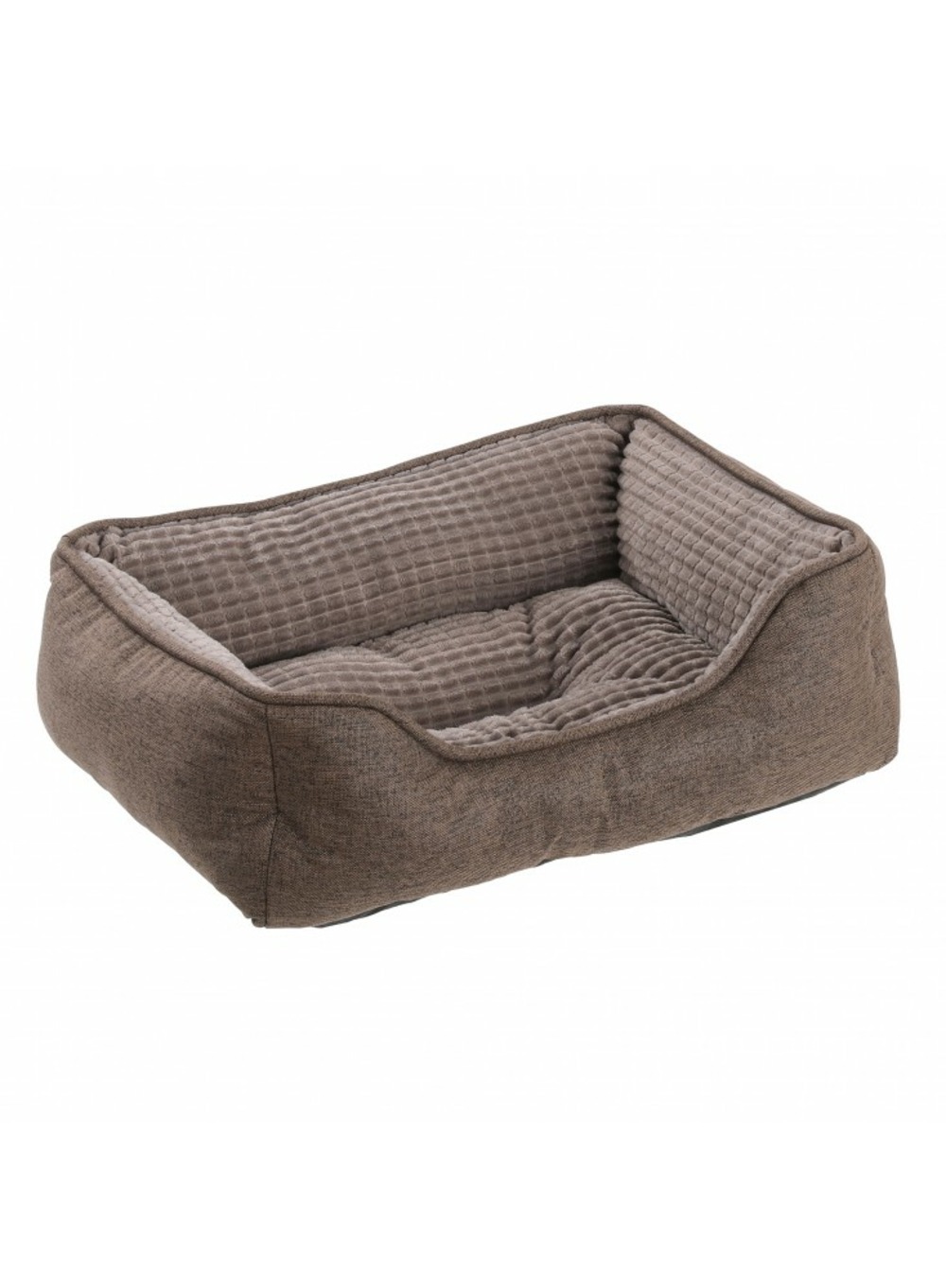 Panier pour chien L marron main image 1