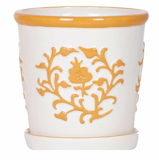 Pot décoratif malaga - orange