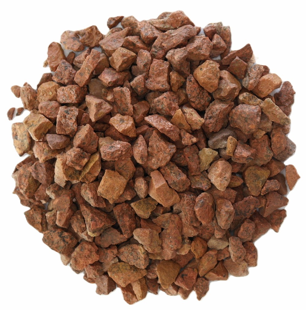 Gravillon rouge ghorr 6/14 en big bag de 350 KG