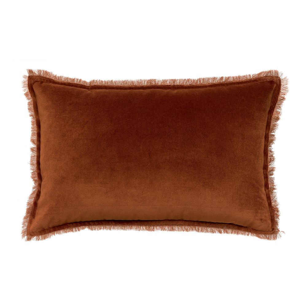 Coussin uni fara caramel 40 x 65 cm