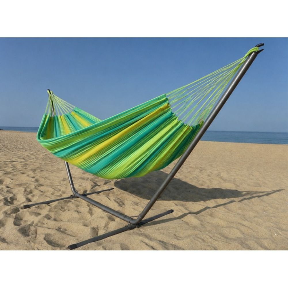 Hamac avec support inka l - soleil vert