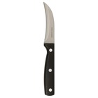 5five - couteau bec d oiseau inox "essentiel black" lame 8cm