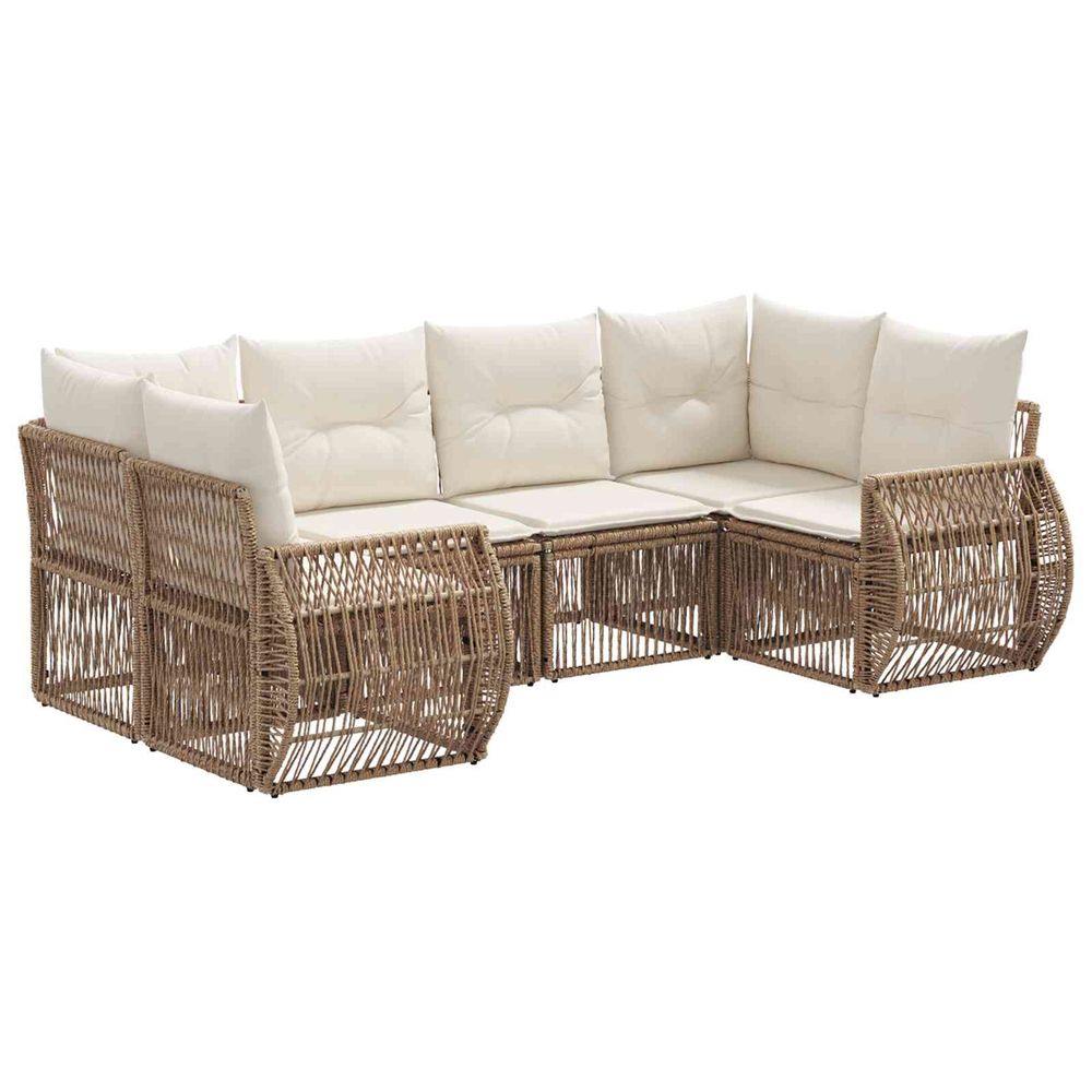 Ensemble de canapé de jardin 6 pc 6-nombre de places