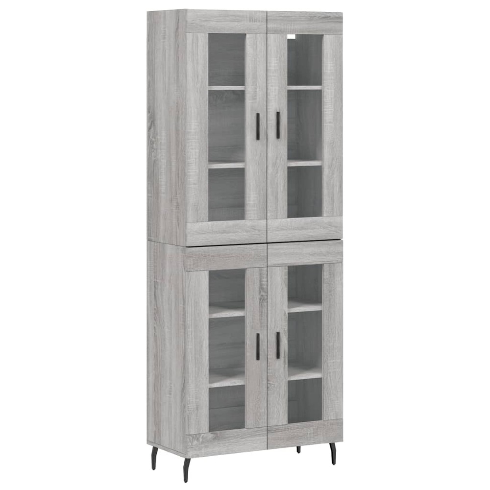 Buffet bahut commode armoire meuble de rangement organisateur cuisine salle de séjour salon haut sonoma 69,5 x 34 x 180 cm bo