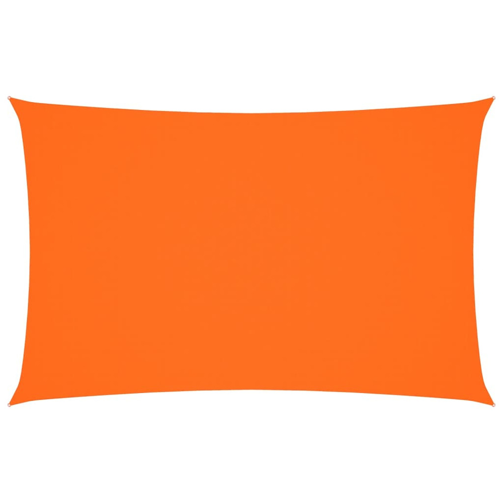 Voile de parasol tissu oxford rectangulaire 2x5 m orange