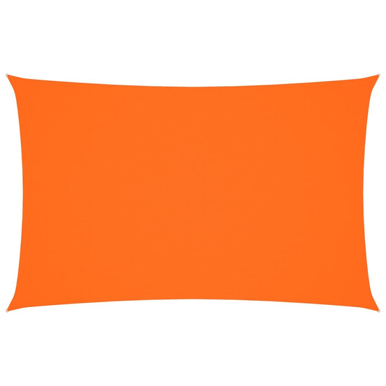 Voile de parasol tissu oxford rectangulaire 2x5 m orange