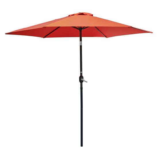 Parasol inclinable à manivelle