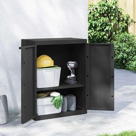 Armoire Rangement Ext Armoire de rangement d'extérieur noir 65x37x85 cm pp | Truffaut