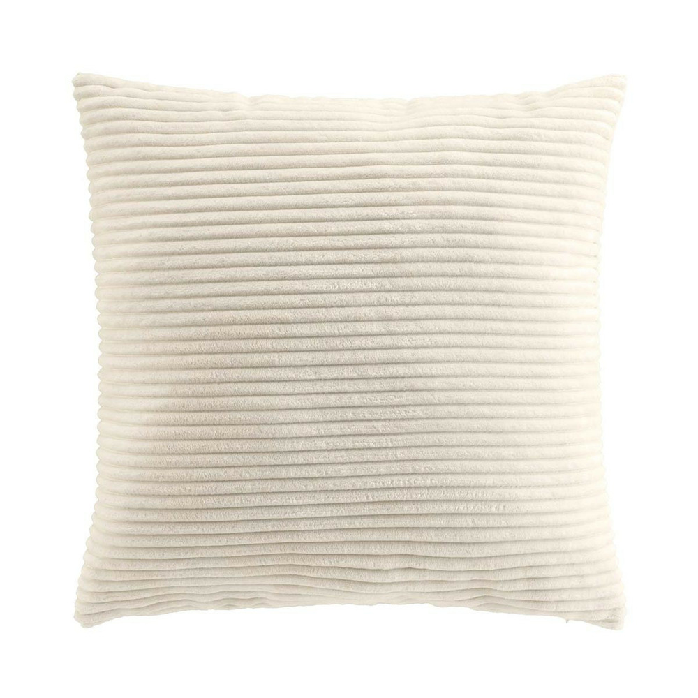 Coussin déco en velours côtelé 