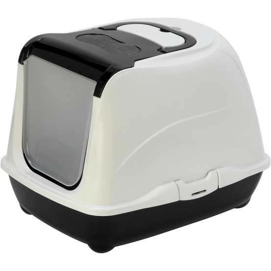 Maison de toilette, loki noir, 38 x 50 x h37 cm, pour chat