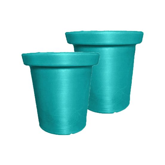 Pot de fleurs rond xxl delight 75l- lot de 2