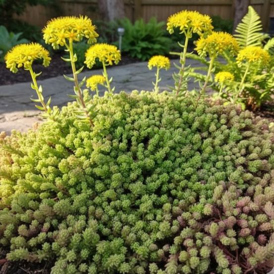 Orpin d'espagne, sedum lot de 3 godets
