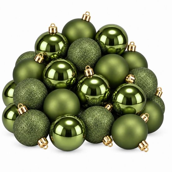 Babe de noël memike249/00230 set de 27 h8x8cm - vert