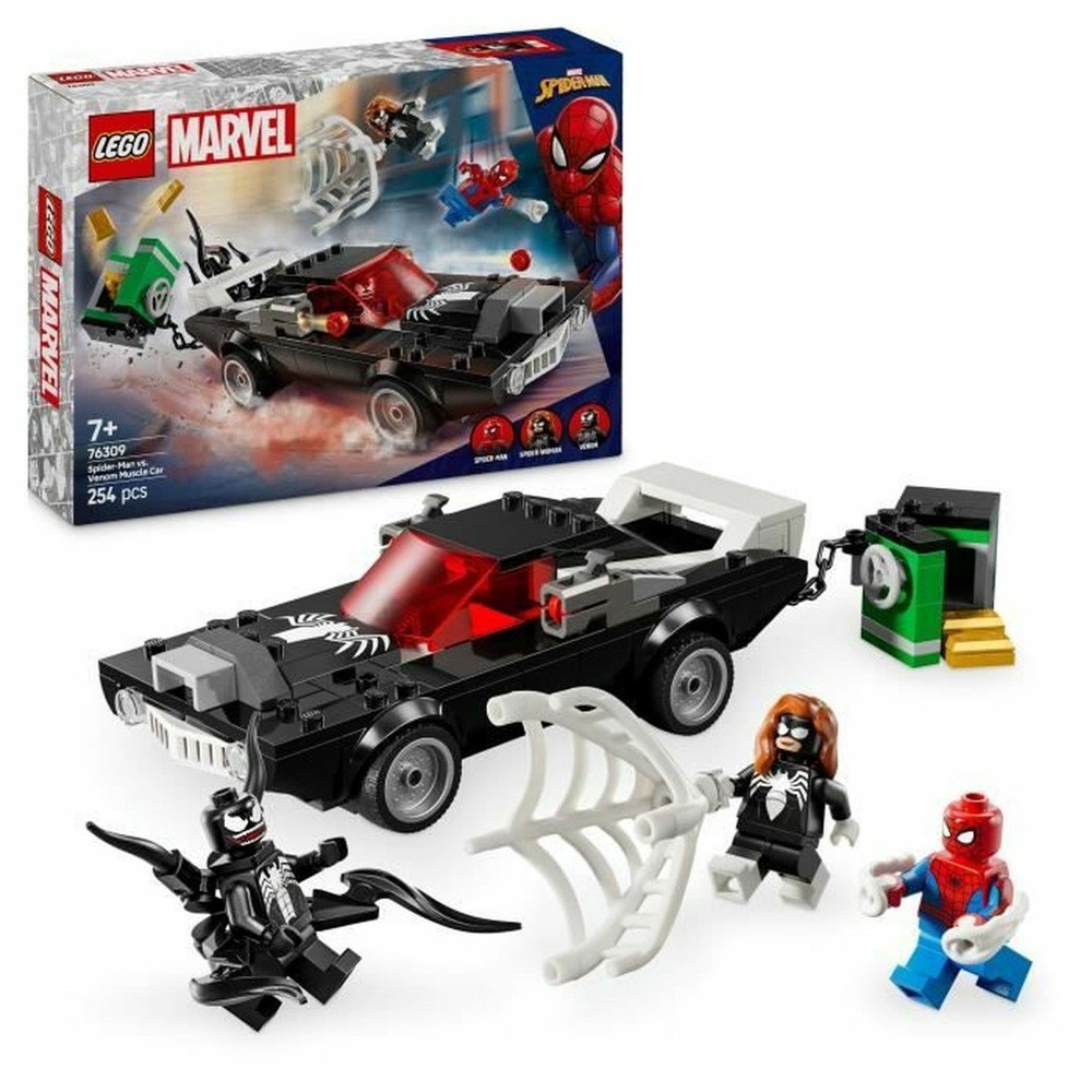 Lego spider-man contre le bolide de venom