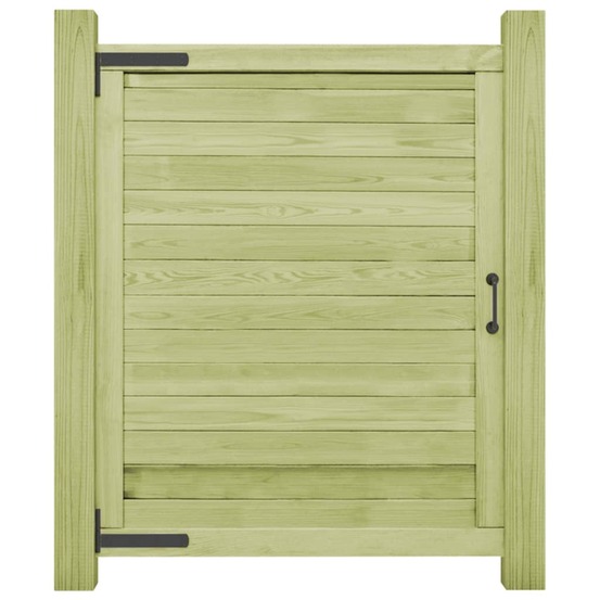 Portail de jardin bois de pin imprégné 125x100 cm