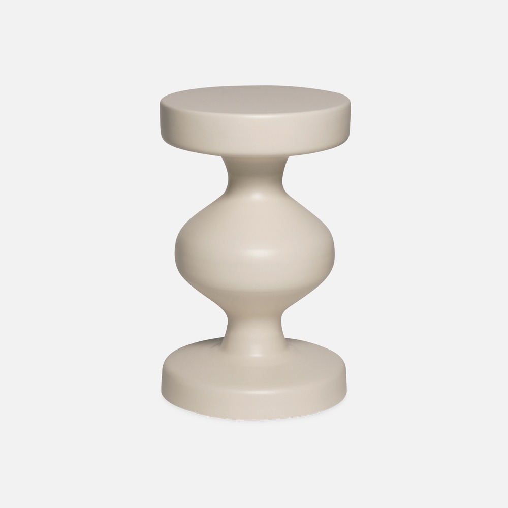 Table d'appoint, bout de canapé, table de chevet en métal, hawa, ø29,5 x h 48,5cm