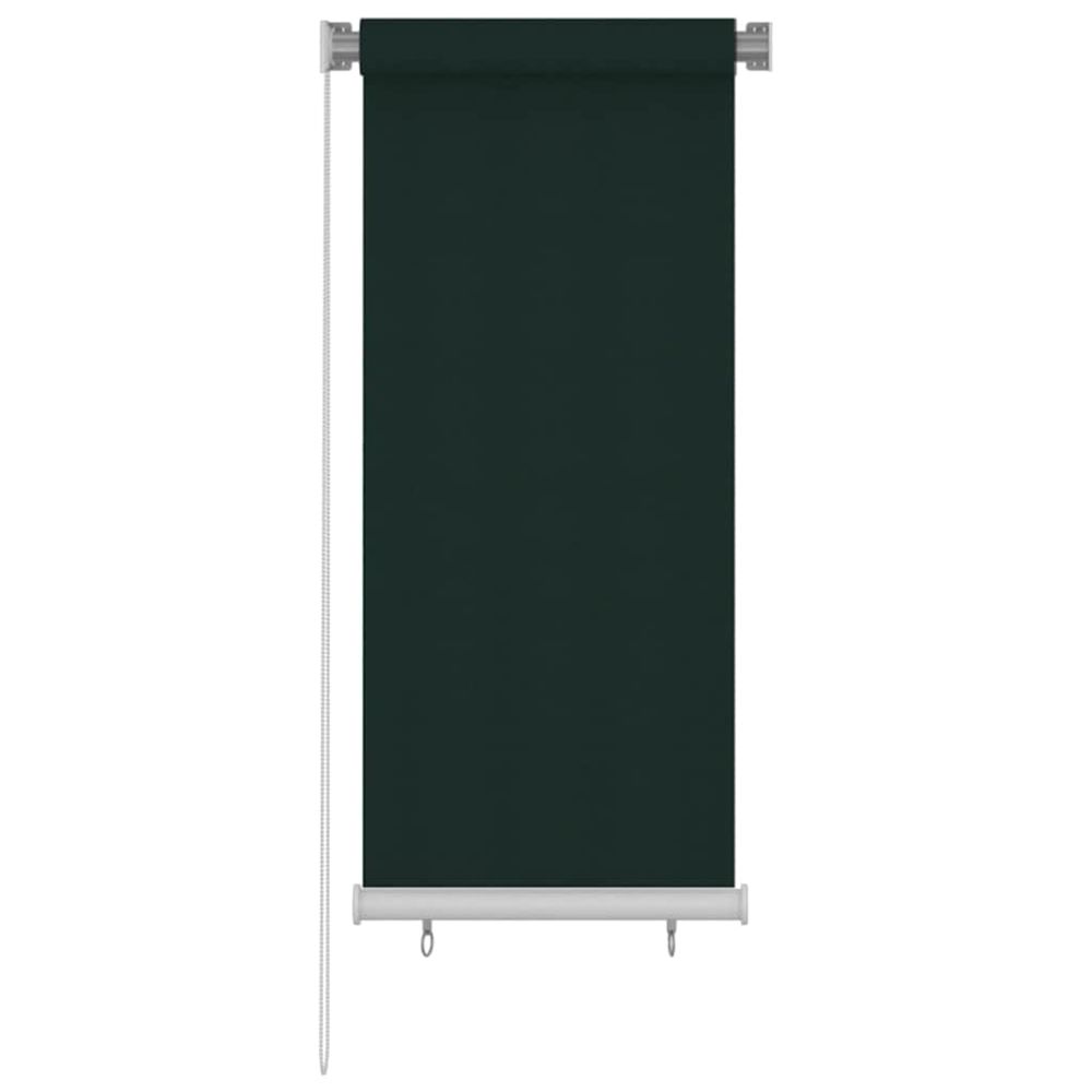 Store roulant d'extérieur 65 (l) x 140 (h) cm hdpe vert foncé
