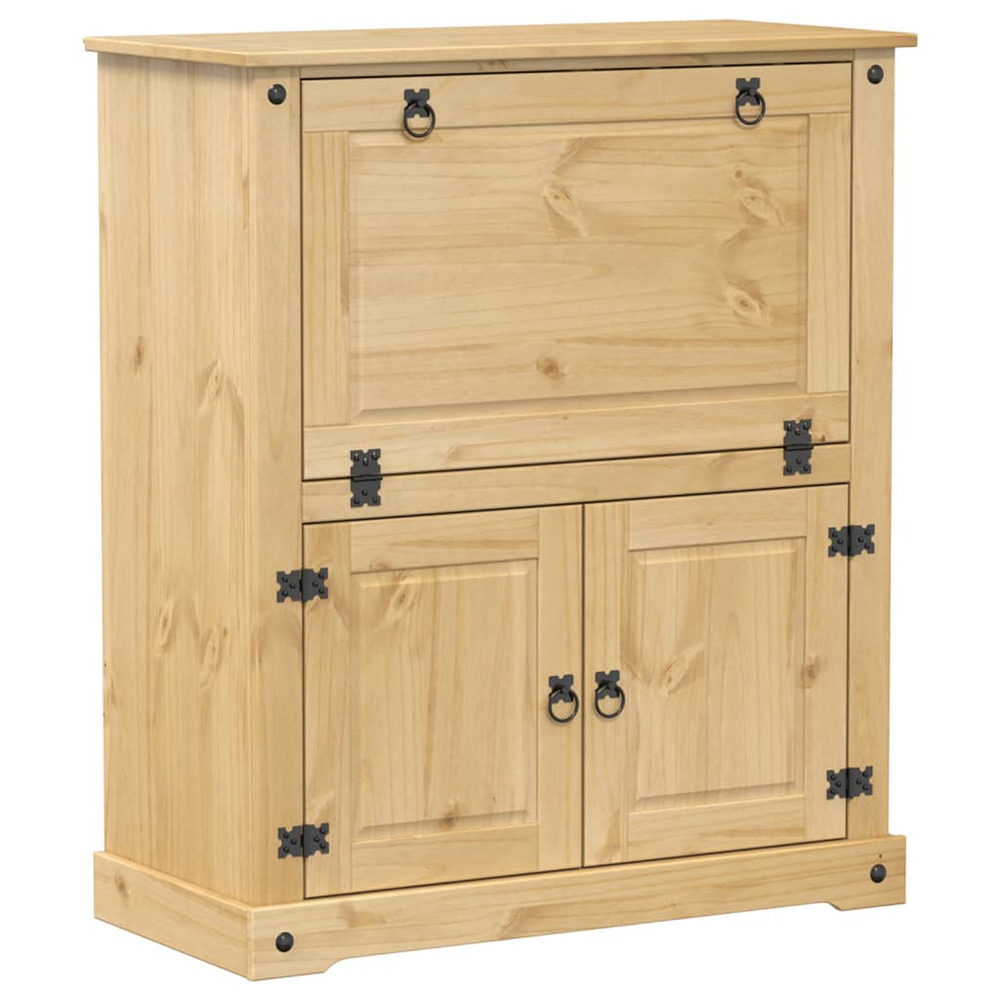 Armoire à vin corona 97x45x114 cm bois de pin massif