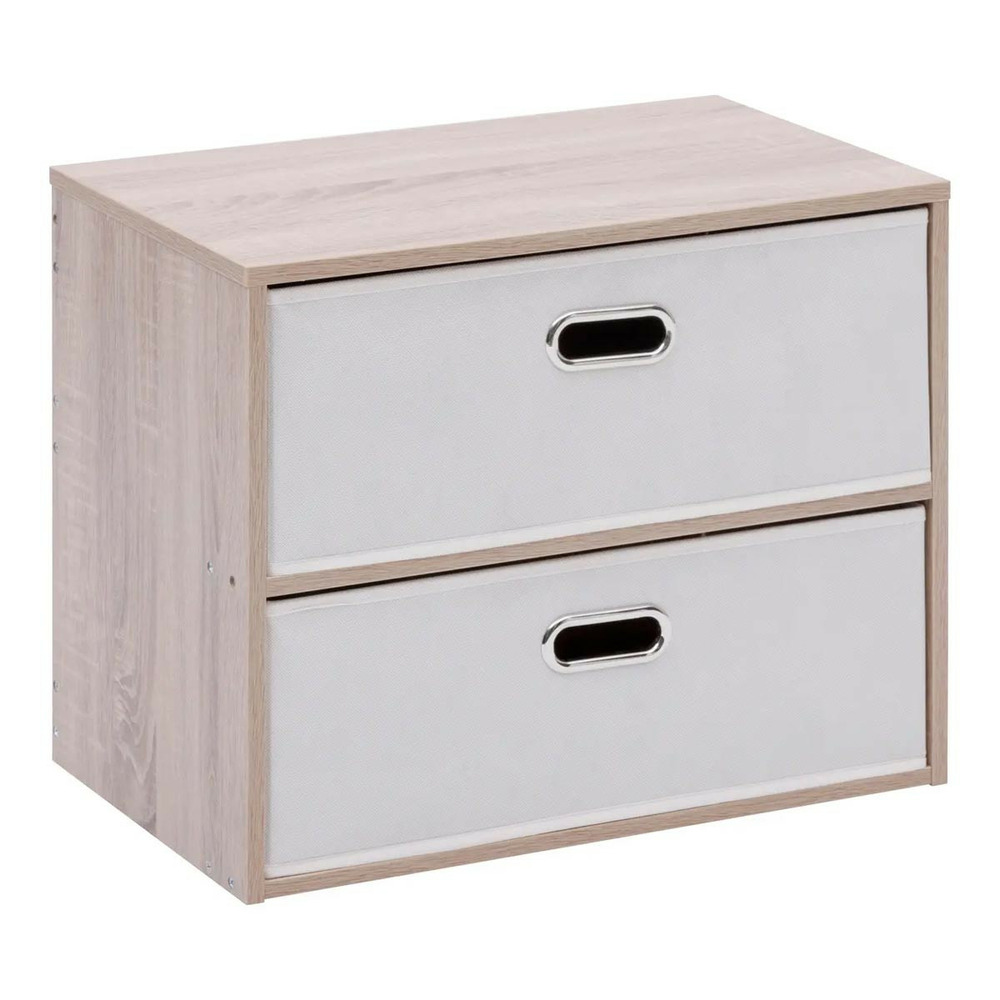 Commode 2 tiroirs paniers 