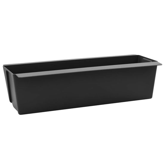 Caisses à fleurs pour palettes euro 24 pc noir polypropylène