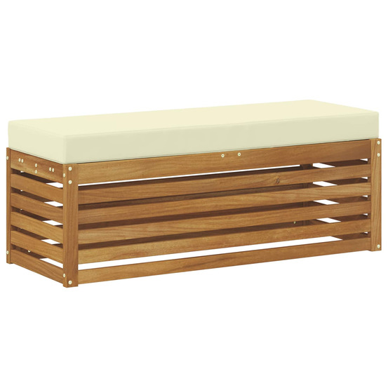 Banc de jardin bois d'acacia massif naturel